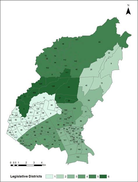 Districts and Barangays .